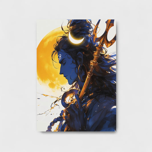 LORD SHIVA HD Metal Poster