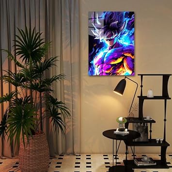 Holofractal Goku- HD Shining Metal Poster