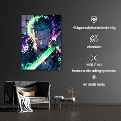 Roronoa Zoro- HD Shining Metal Poster