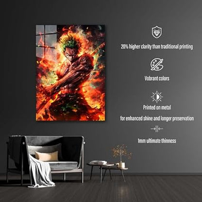 One Piece zoro-2- HD Shining Metal Poster