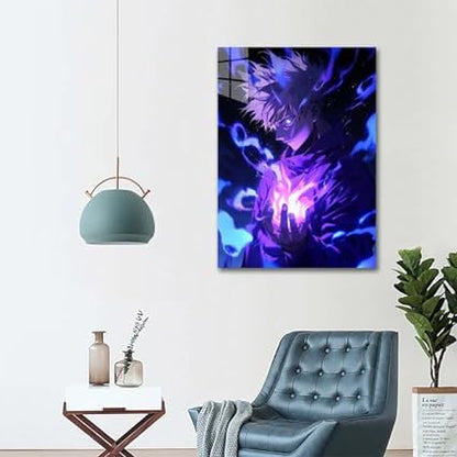 Hollow Purple Gojo- HD Shining Metal Poster