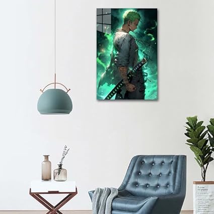 Roronoa Zoro 2- HD Shining Metal Poster