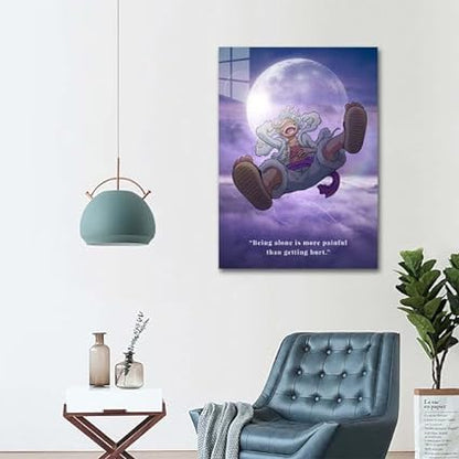 Luffy Gear 5 Moon- HD Shining Metal Poster