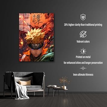 Naruto maudit – Affiche HD Shining Metal