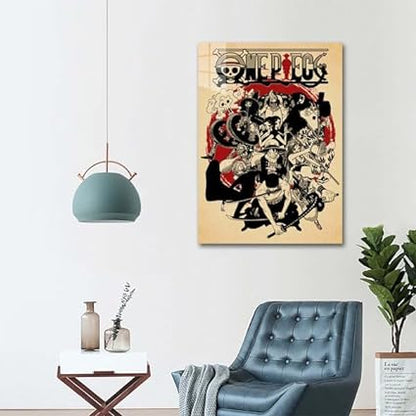 One Piece Sombrero de Paja Pirata Vintage-Artwork 