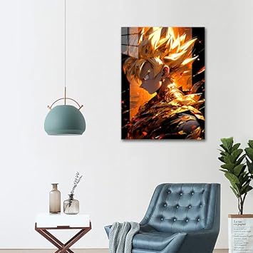 Golden goku- HD Shining Metal Poster