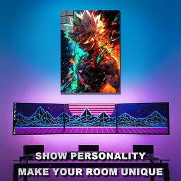 My Hero Bakugo- HD Shining Metal Poster