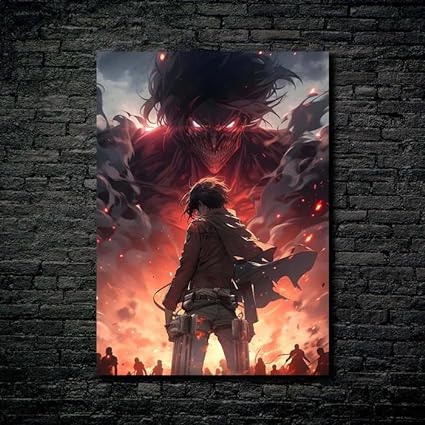 AOT Eren - Affiche HD Shining Metal