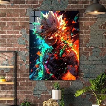 My Hero Bakugo- HD Shining Metal Poster