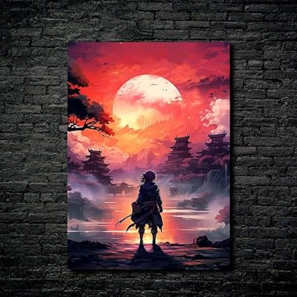 Demon Slayer new- HD Shining Metal Poster