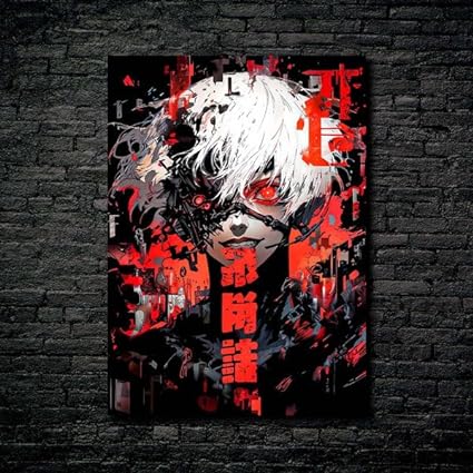 Kaneki Ken Poster - HD Shining Metal Poster