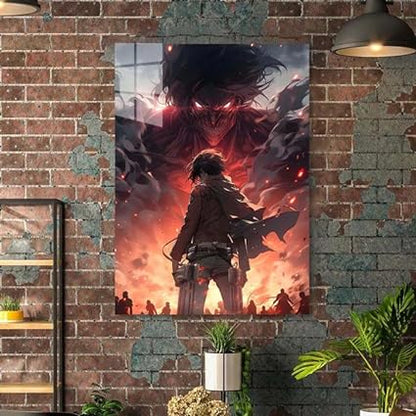 AOT Eren - Affiche HD Shining Metal