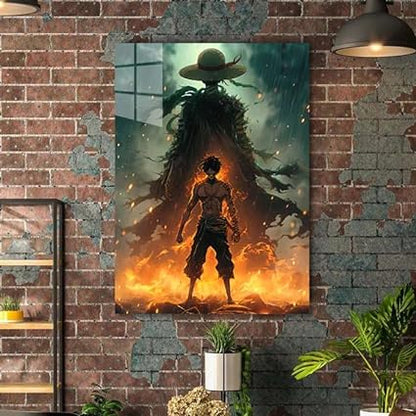 Straw Hat Luffy -  HD Shining Metal Poster