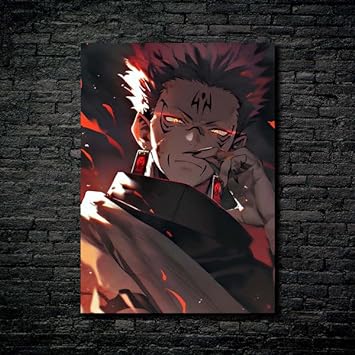 Ryomen Sukuna Domain- HD Shining Metal Poster