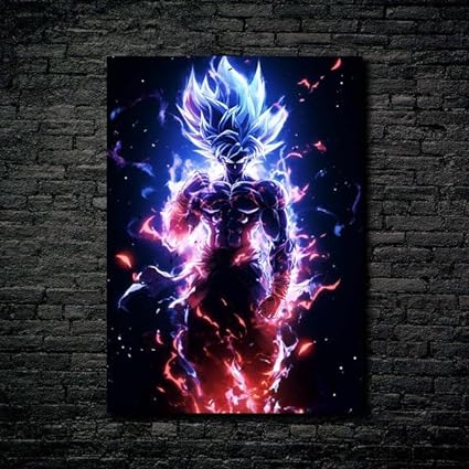 Kamehameha-Goku- HD Shining Metal Poster