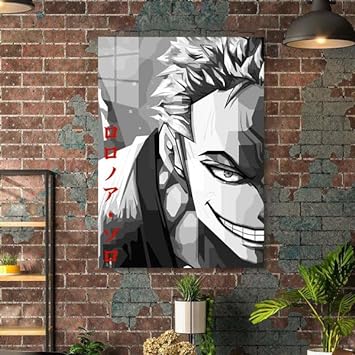 Roronoa Zoro Left- HD Shining Metal Poster