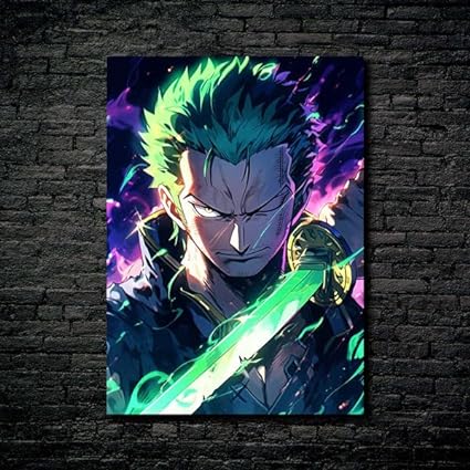 Roronoa Zoro- HD Shining Metal Poster