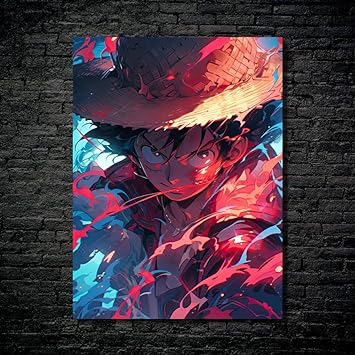 Red Hawk-Luffy-Obra de arte 