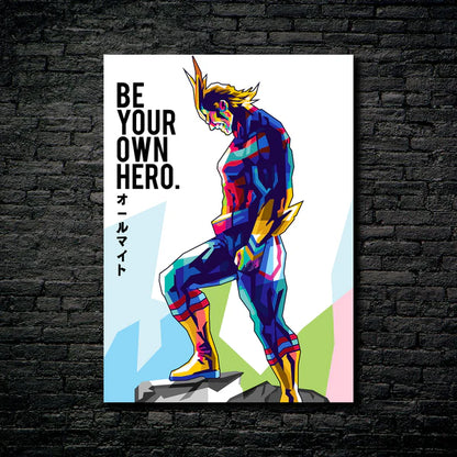 All Might Quote-Artwork 