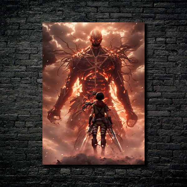 Attack On Titen- HD Shining Metal Poster