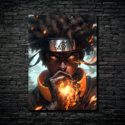 Black Naruto- HD Shining Metal Poster