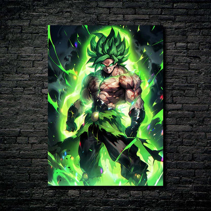 Broly- HD Shining Metal Poster