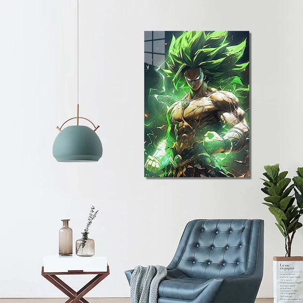 Broly Rage- HD Shining Metal Poster