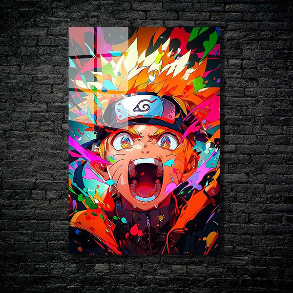 Colorida obra de arte de Naruto 