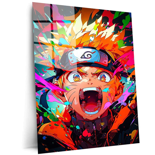 Colorida obra de arte de Naruto 