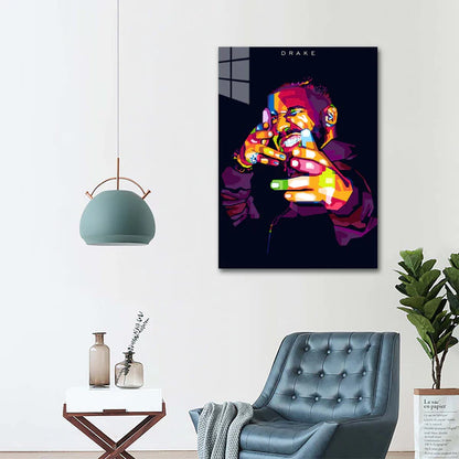 Drake Rap- HD Shining Metal Poster