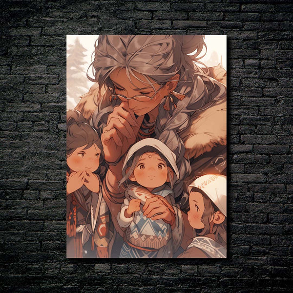 Family of Nature 4- HD Shining Metal Poster