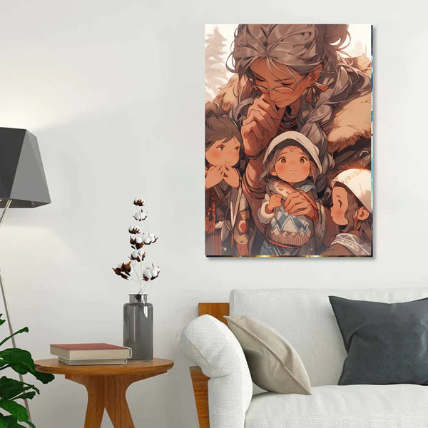 Family of Nature 4- HD Shining Metal Poster