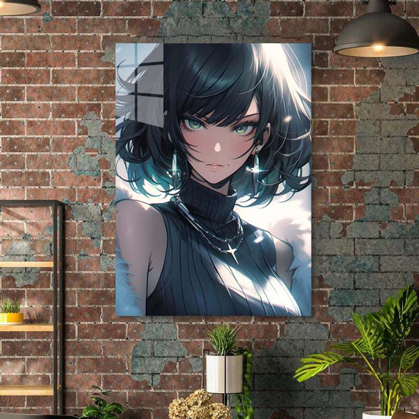 Fubuki _ One Punch Man HD Shining Metal Poster