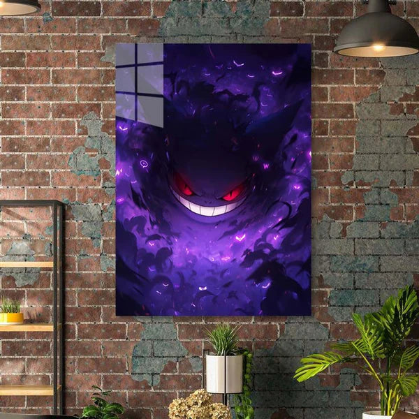 Gengar - Dream Eater! - HD Shining Metal Poster