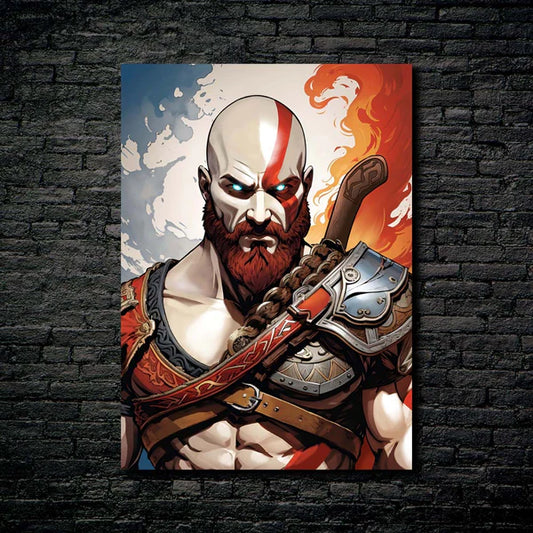 God of War Ragnarök- HD Shining Metal Poster