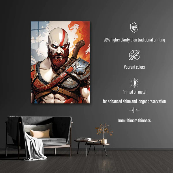 God of War Ragnarök- HD Shining Metal Poster