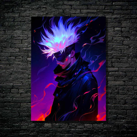 Gojo Satoru - Jujutsu Kaisen- HD Shining Metal Poster