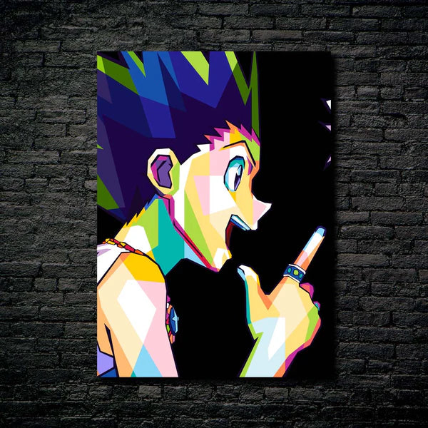 Gon Killua 1- HD Shining Metal Poster