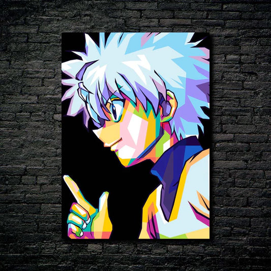 Gon Killua 2- HD Shining Metal Poster