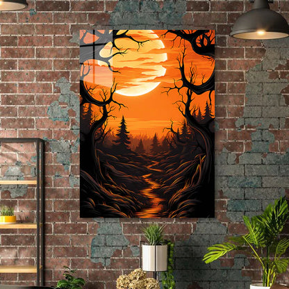 Halloween Nature- HD Shining Metal Poster