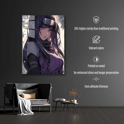 HinataFHD HD Shining Metal Poster