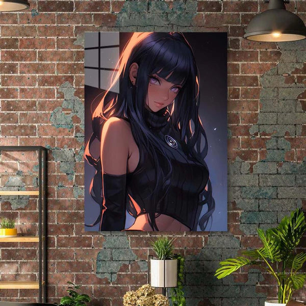 Hinata The Babe 3 _ Naruto HD Shining Metal Poster