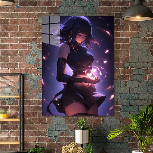 Hinata _ Love to Naruto HD Shining Metal Poster