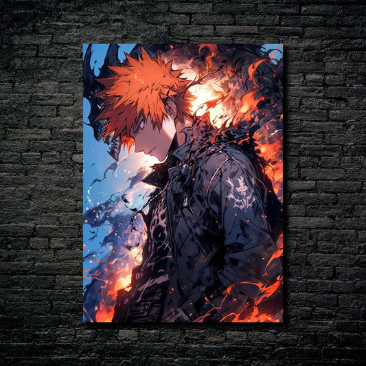 Ichigo Kurosaki Bleach- HD Shining Metal Poster