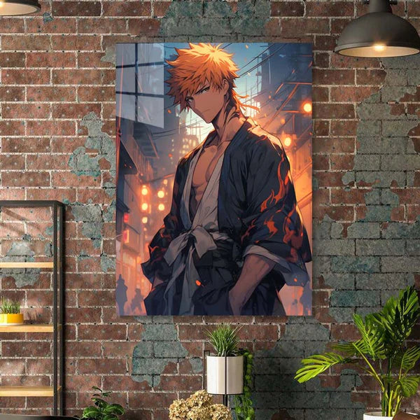 Ichigo Kurosaki _ Bleach- HD Shining Metal Poster