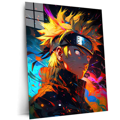 Inkjet Naruto-  HD Shining Metal Poster