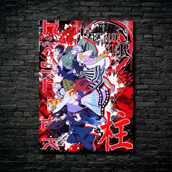 Intertwined swords- HD Shining Metal Poster