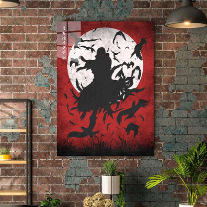 Itachi Genjutsu- HD Shining Metal Poster