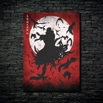 Itachi Genjutsu- HD Shining Metal Poster