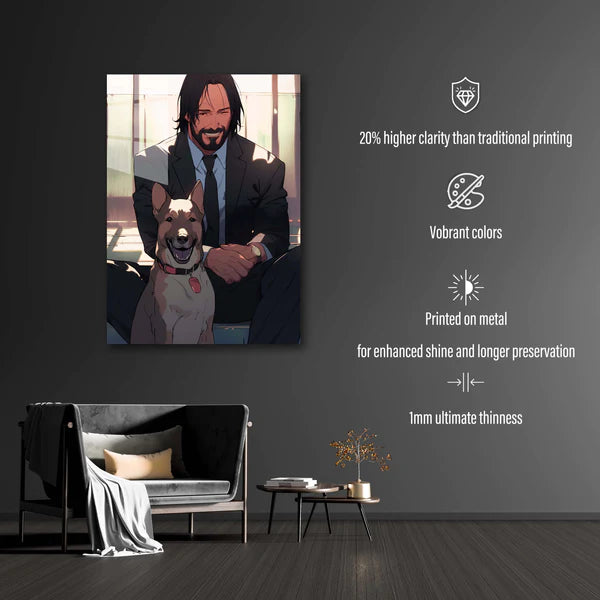 John Wick and dog (2)-Artwork